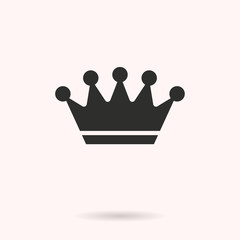 Crown - vector icon.