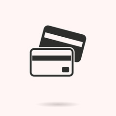 Obraz premium Credit card - vector icon.