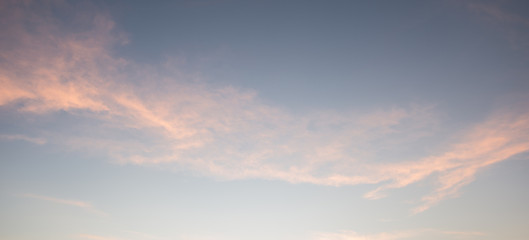 Clouds in the blue sky
