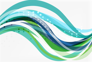 Colorful flowing wave abstract background