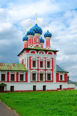 Fototapeta na wymiar Church of Tsarevich Dmitry on Blood, Uglich, Russia