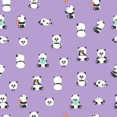 Fototapeta premium Cute cartoon bears