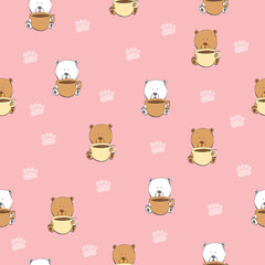 Cute cartoon bears