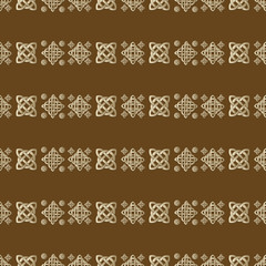 Celtic knot seamless pattern