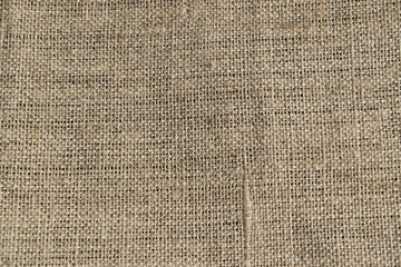 Burlap Background or Linen Canvas Texture