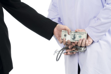 Doctor received corruption money from businessman