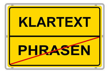 Klartext - Phrasen