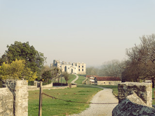 Bidache Castle in Basque Country France