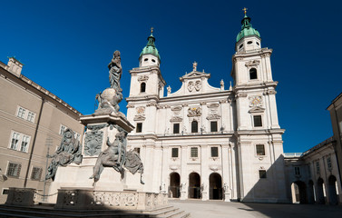 Fototapeta na wymiar The Salzburg Cathedral, Austria