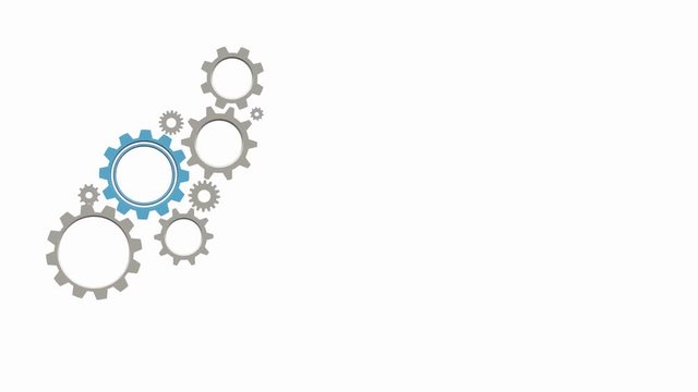 Gear Wheels Smartphone Animation