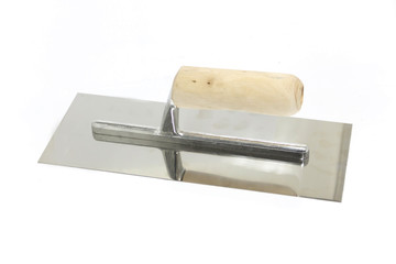 metal spatula with wooden handle