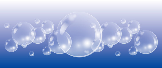 シャボン玉と虹　イメージイラスト