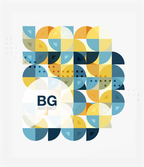 Vector circle abstract background