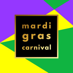 Mardi Gras carnival geometric background