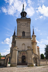 Fototapeta na wymiar Old church in Osieczna, Poland