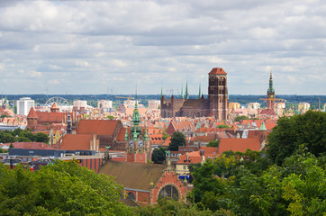 Fototapeta premium Cityscape of Gdansk, Poland