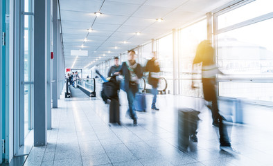 blurred people business concept photo