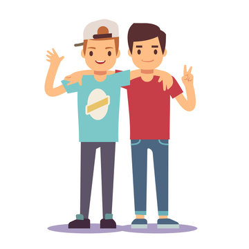 Best Friends Cartoon Images – Browse 14,961 Stock Photos, Vectors, and  Video | Adobe Stock