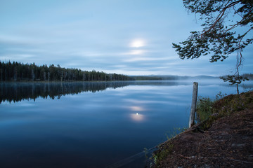 Night lake