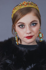 fashion, sexy, model, luxurious, beautiful, winter, woman,