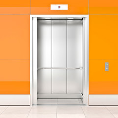 modern elevator 3d