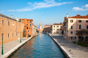Venedig Kanal zum Arsenale