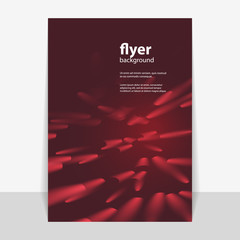 Flyer or Cover Design with Abstract Pattern