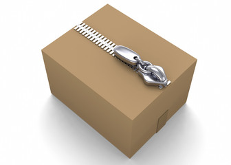 Zipped Box - 3D © McCarony