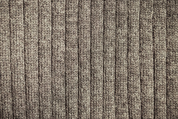 Knitted fabric wool texture close up