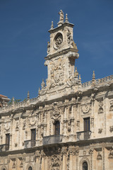 Fototapeta na wymiar Leon (Spain): San Marcos palace