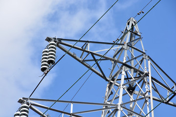 Electric pole; Steel tower of high voltage transmission lin