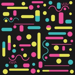 Geometric pattern. Cool colorful backgrounds. Seamless template.