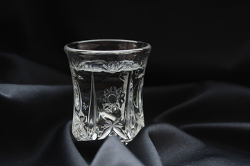 glass of vodka