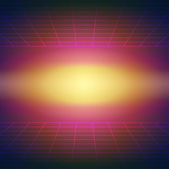 80s style retro background design