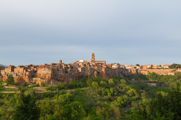 Obraz premium Pitigliano charming medieval town