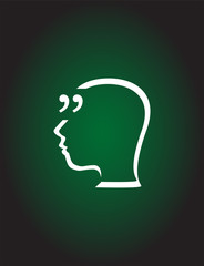  Quotation Mark Speech Bubble. Quote sign icon. Abstract background.