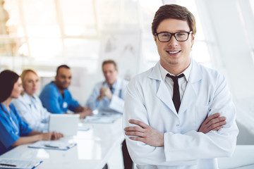 Fototapeta premium Medical doctors at the conference