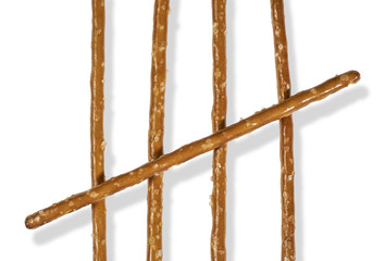 salt sticks closeup
