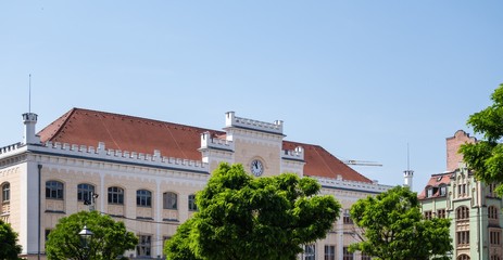 Fototapeta na wymiar Panorama Zwickauer Rathaus