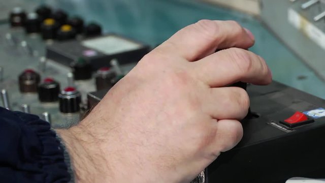 Factory joystick in motion