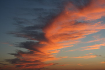 orange sunset