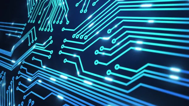 Circuit Board animations:
Modern Full HD After Effects animation with trail lights