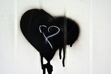 Graffiti art - heart