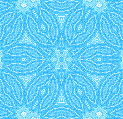 Abstract blue concentric pattern