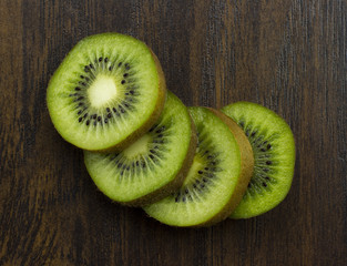 kiwi beautifully arranged fresh juicy vitamins tropical