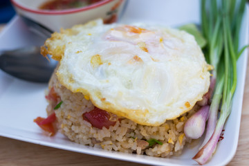Fried rice with Fried egg