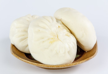 pork bun in a bowl