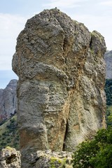 Elephant rock. Ancient Karadag volcano