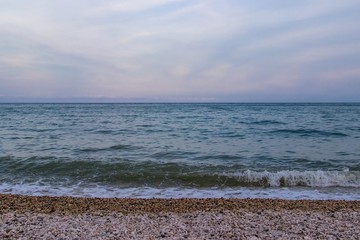 Fototapeta na wymiar Sea and sunset