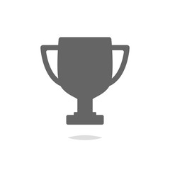 Trophy icon vector